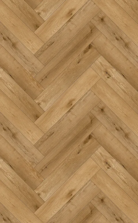 Grande Gold Oak Visgraat Click