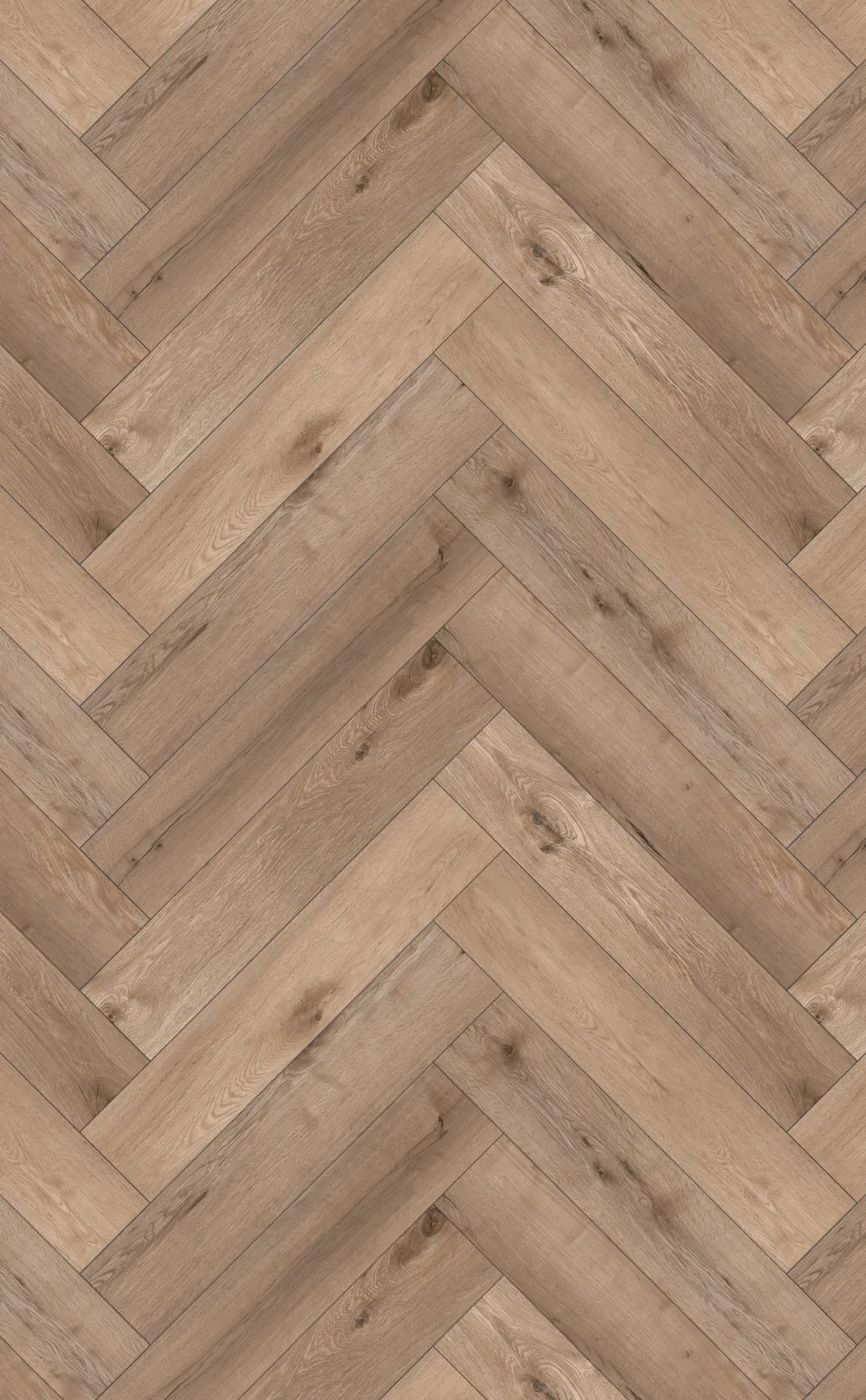 Grande Melange Oak Visgraat Click