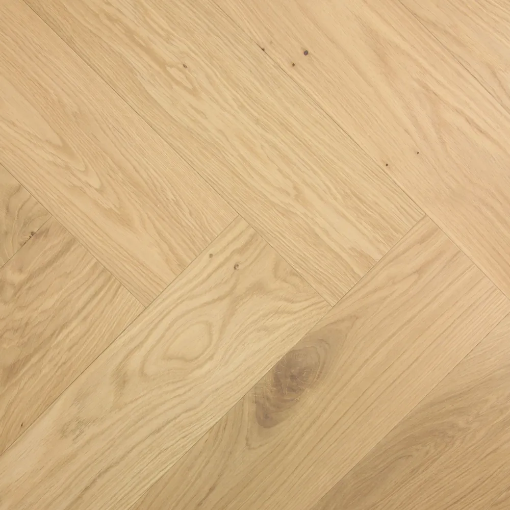 Hout visgraat Aura geborsteld wit geolied
