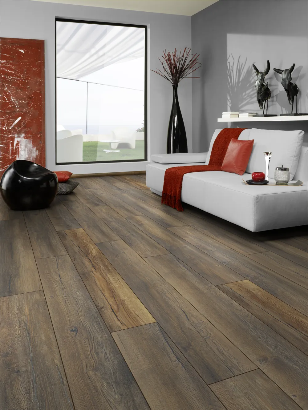 Rivier rood eiken laminaat 8 mm XL