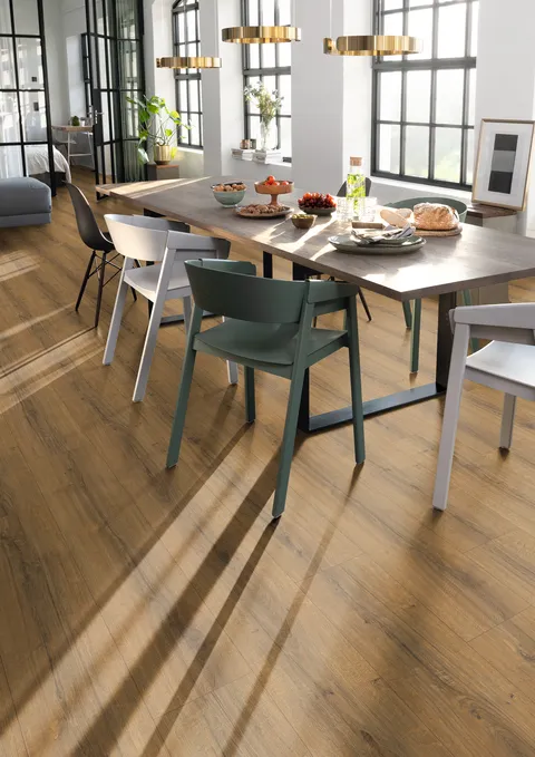 Brown oak laminaat 8 mm XL waterbestendig