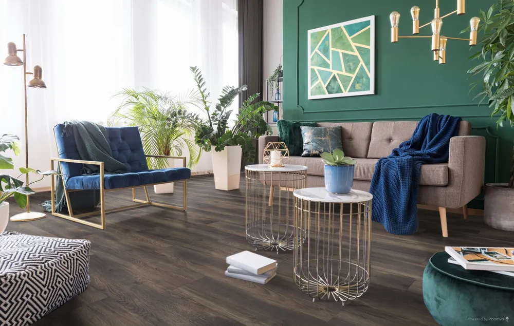 Donker bruin eiken laminaat 8 mm XL waterbestendig